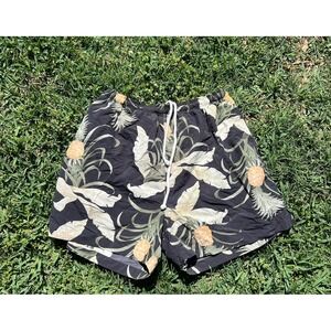 Tommy Bahama Swim Trunks Mens Large Floral Hibiscus Hawaiian Board Shorts